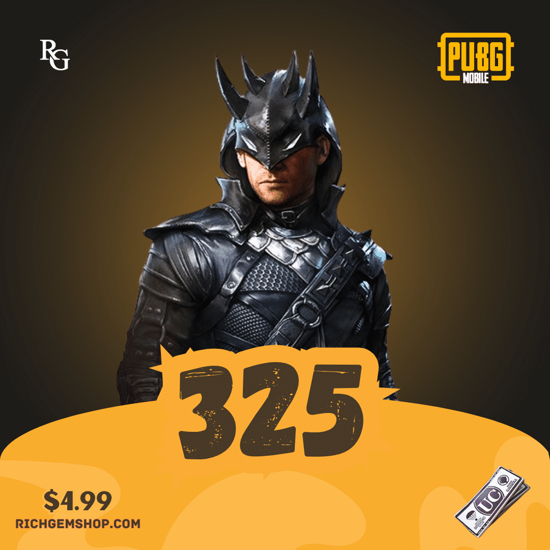 خرید 325 عدد یوسی پابجی