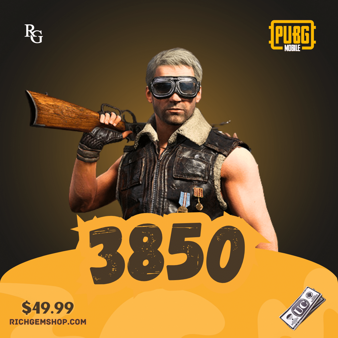 خرید 3850 عدد یوسی پابجی