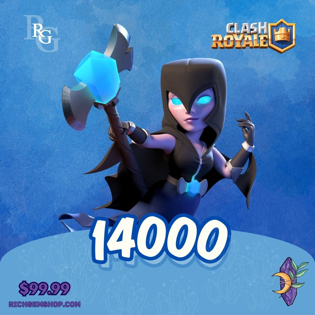 14000جم کلش رویال