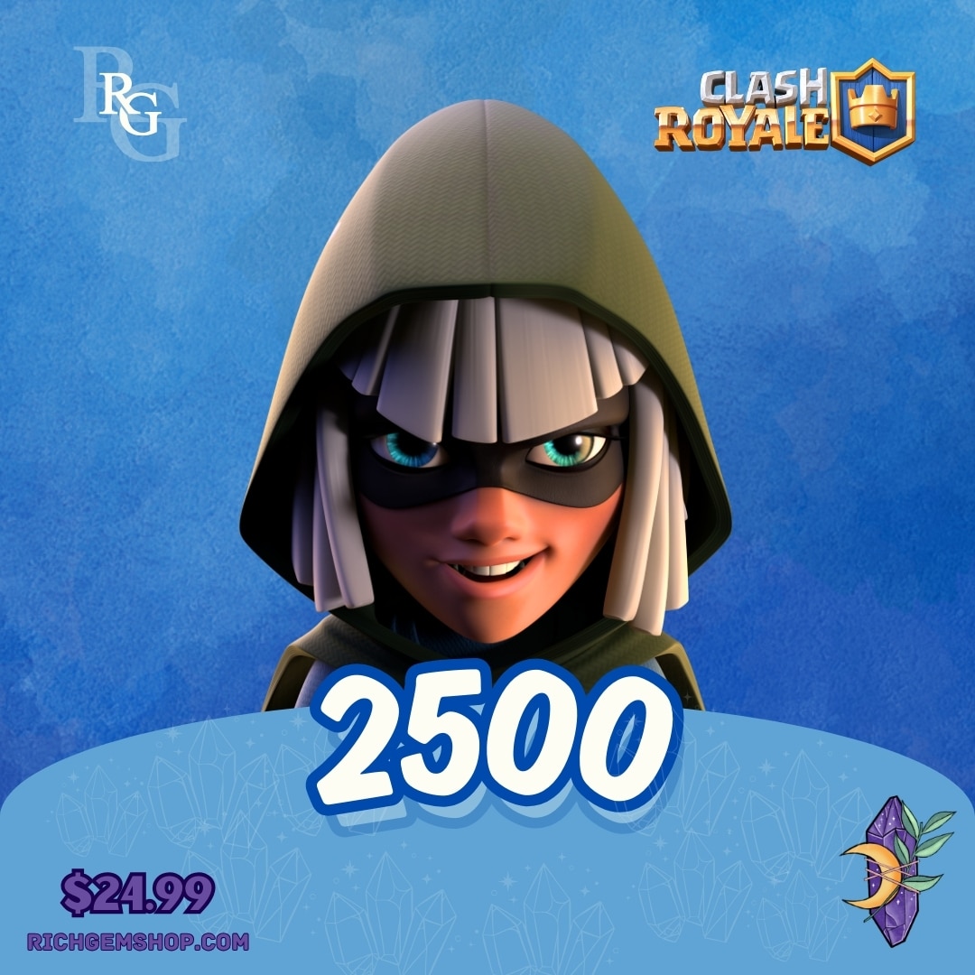 2500 جم کلش رویال