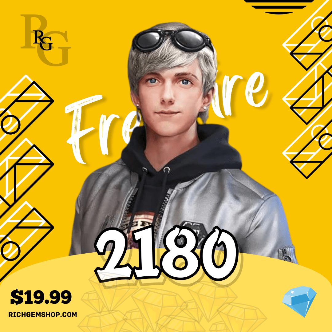 خرید 2180 جم اتوماتیک فری فایر