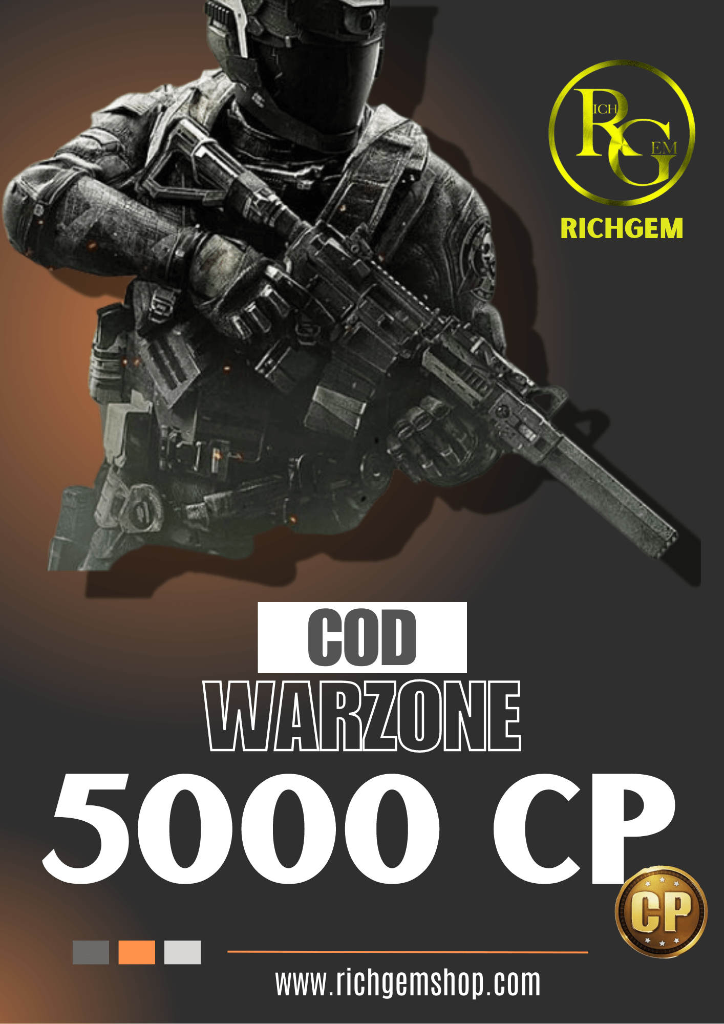 5000 سی پی کالاف دیوتی وارزون