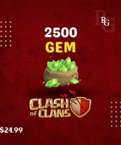 2500 جم کلش آف کلنز