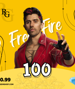خرید 100 جم جم فری فایر با اطلاعات اکانت