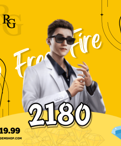 خرید جم 2180 جم فری فایر با اطلاعات اکانت