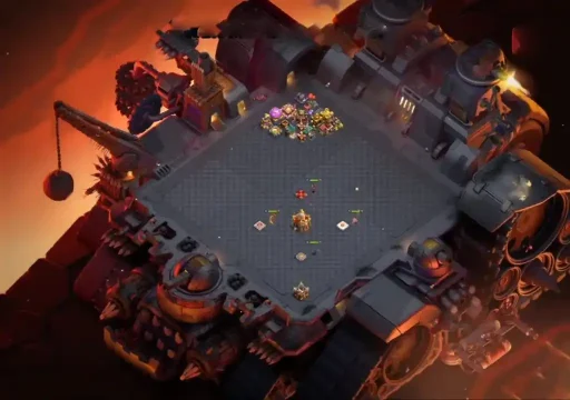 مناظر ماشین جنگی در کلش اف کلنز