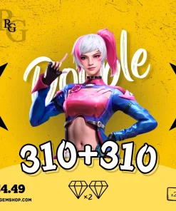 310+310 جم دوبل فری فایر