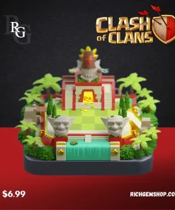 منظره جنگل حماسی کلش اف کلنز